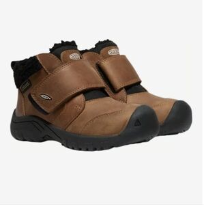 Keen Brown and Black Outdoor Boots with Velcro Strap